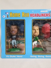 1998 Home Run Headliners XL Ken Griffey Jr. Mark McGwire Baseball Figurines NIB